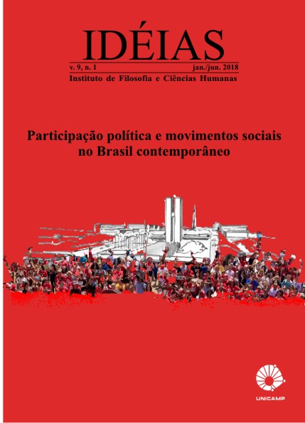 					Visualizar v. 9 n. 1 (2018): jan./jun.: Participação política e movimentos sociais no Brasil contemporâneo
				
