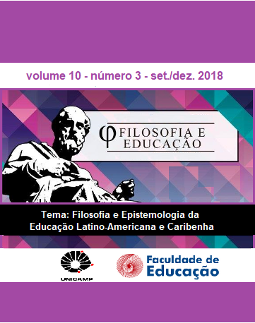 					Visualizar v. 10 n. 3 (2018): Temática: Filosofia da Educação Latino-Americana e Caribenha
				